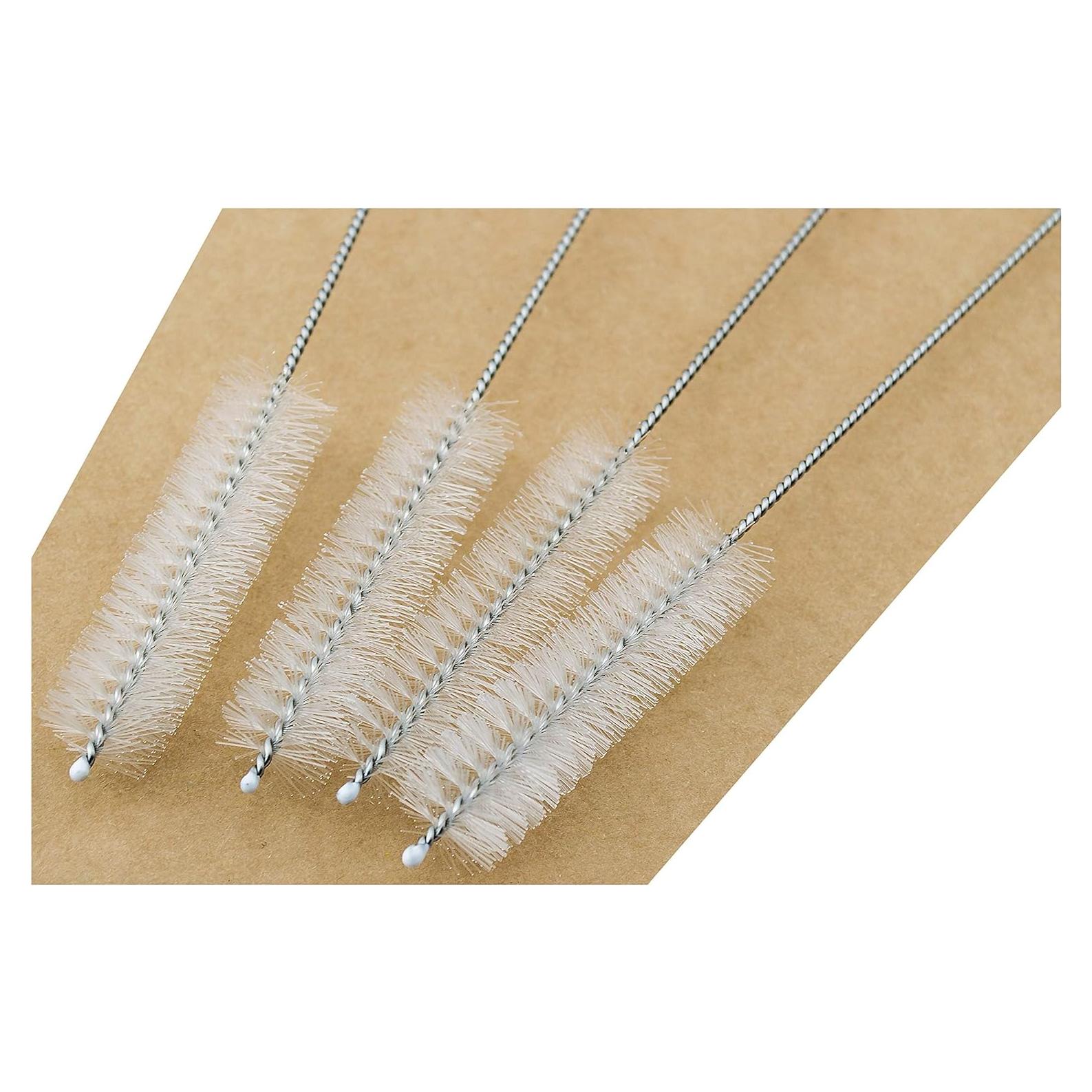 Juego de 4 Cepillos de Limpieza Anchos CocoStraw para Pajitas