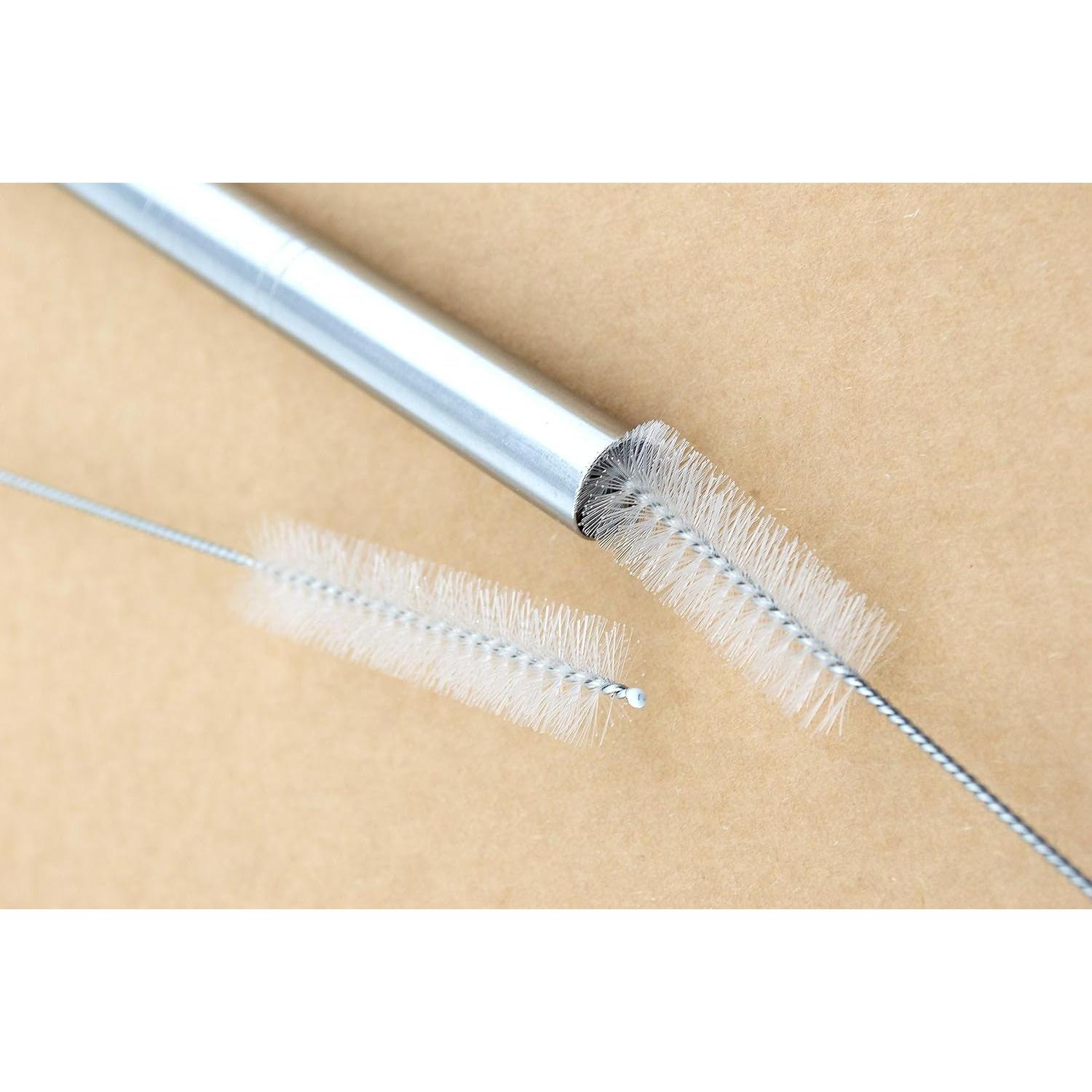 Juego de 4 Cepillos de Limpieza Anchos CocoStraw para Pajitas