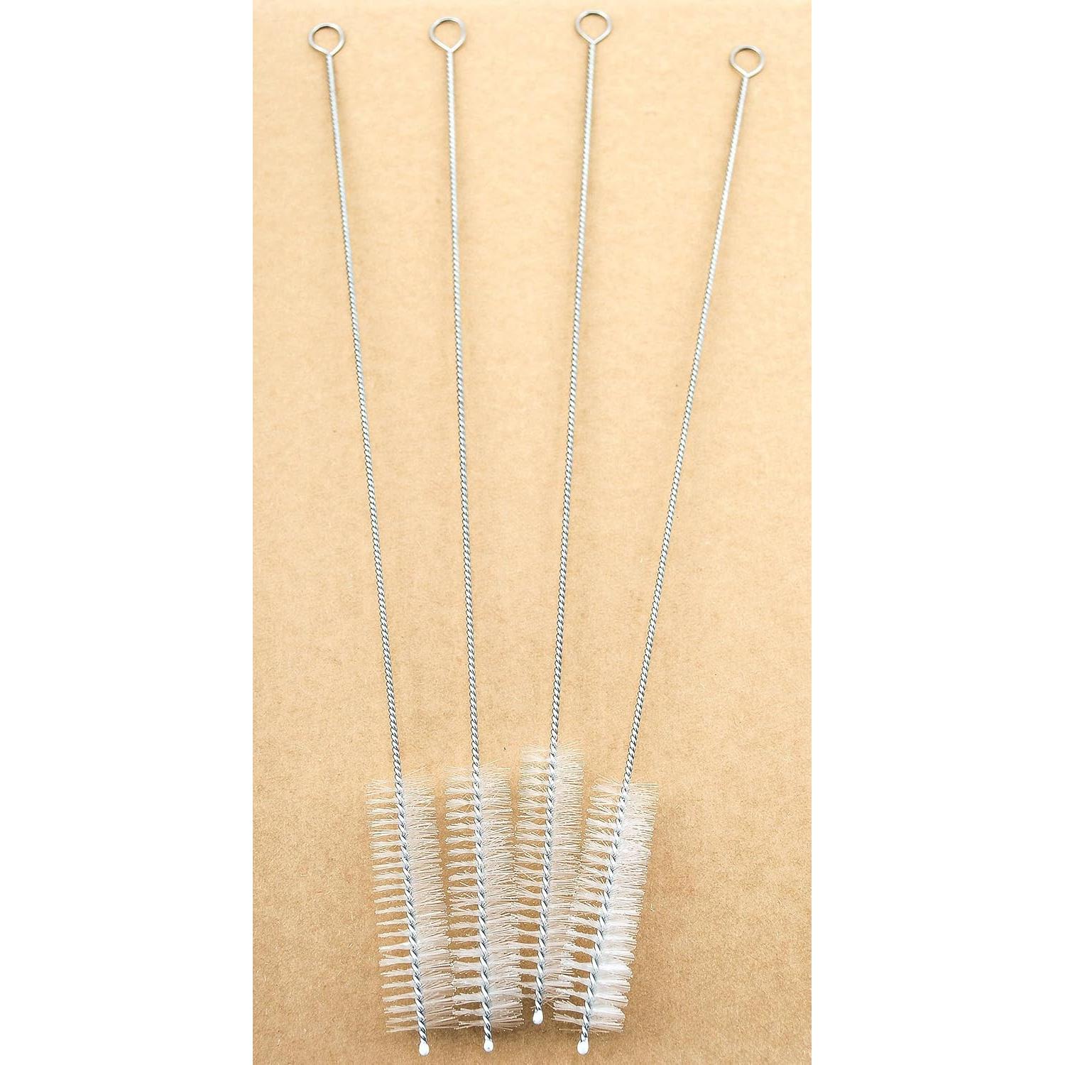 Juego de 4 Cepillos de Limpieza Anchos CocoStraw para Pajitas