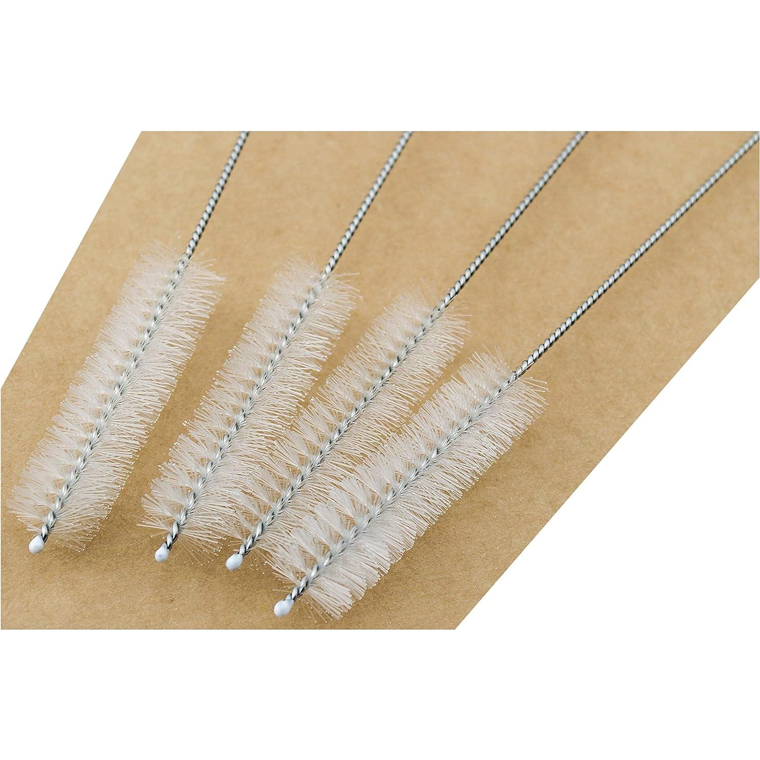 Juego de 4 Cepillos de Limpieza Anchos CocoStraw para Pajitas