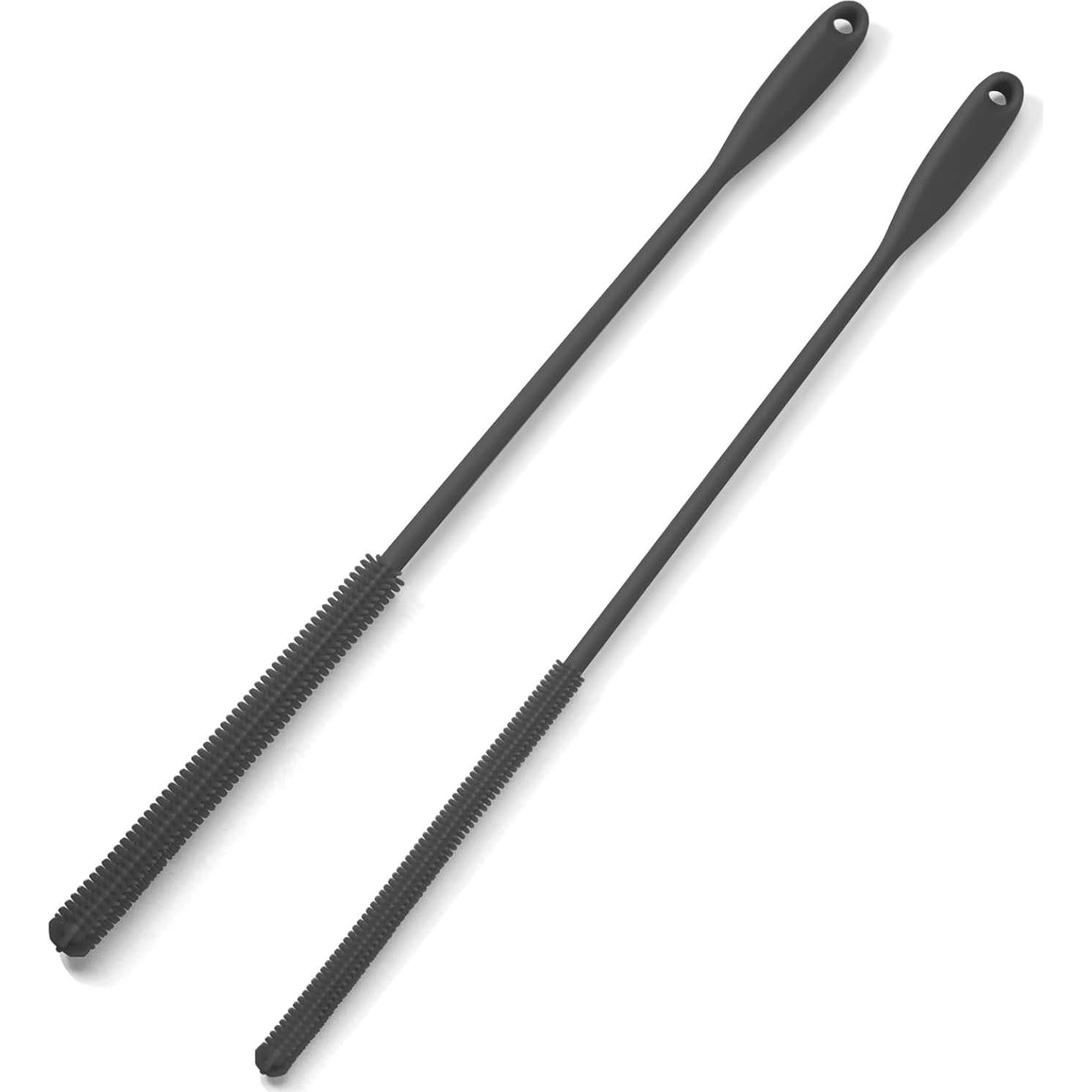 Cepillo Limpiador de Pajitas Purtribe 4 Pack Silicona 25.4 cm