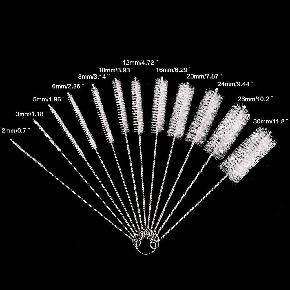 Cepillos de Limpieza para Pajitas DECORA - 12 Piezas Nylon