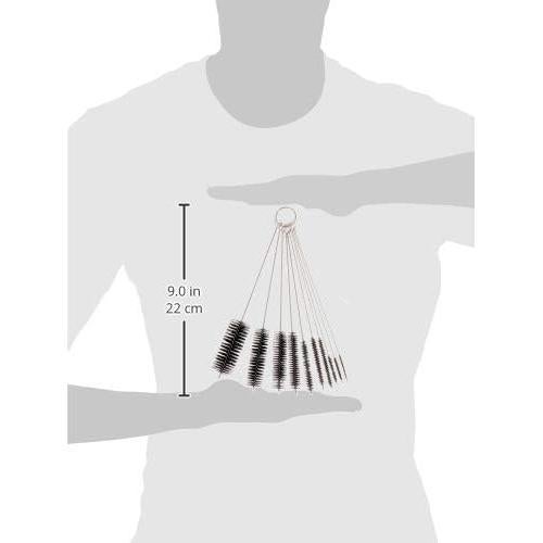 Juego de 10 Cepillos de Limpieza Homewinner - Nylon y Acero Inoxidable