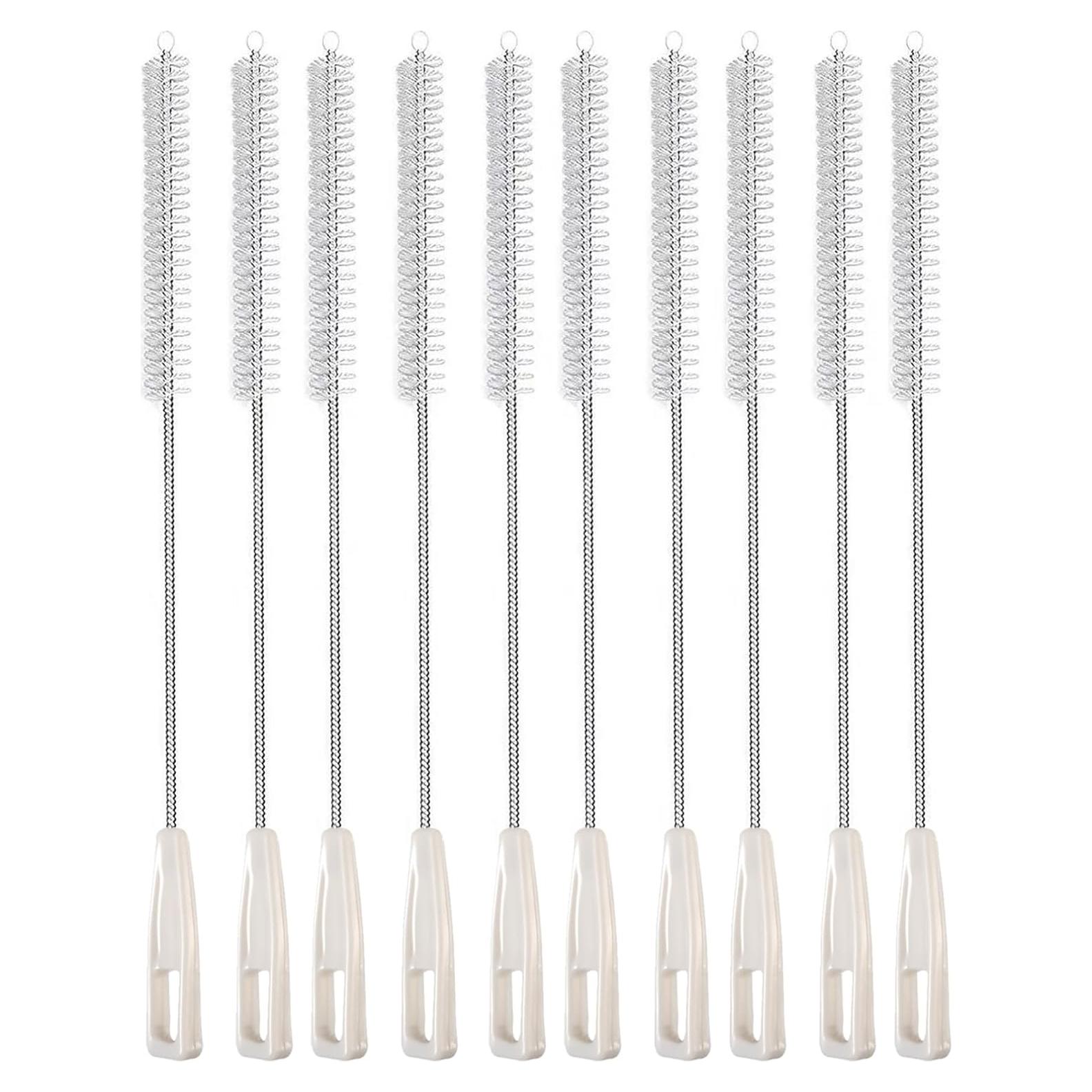 Juego de 10 Cepillos Limpiadores de Popotes YZAHGDS 24.1 cm