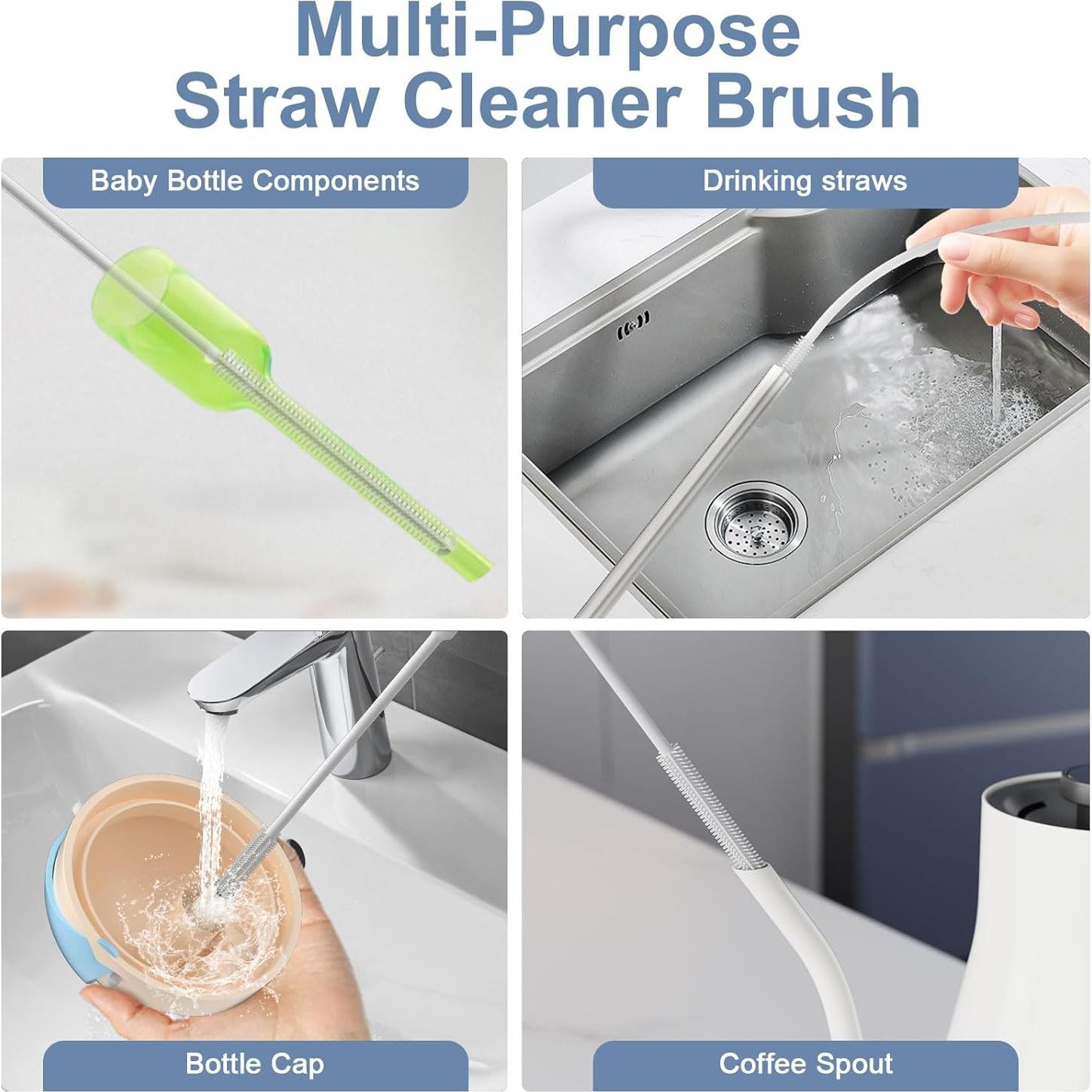 Juego de Cepillos Limpiadores de Pajitas Leucite 2-Pack 25.9 cm