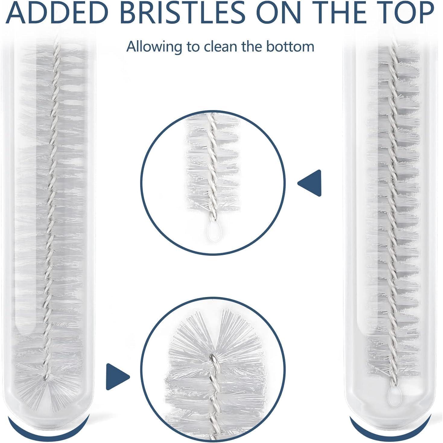 Juego de 10 cepillos de limpieza PEAKTREND 20 cm acero inoxidable