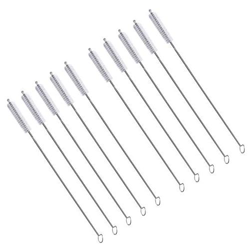 Cepillo de Paja WAF de Acero Inoxidable 173mm - Set de 10