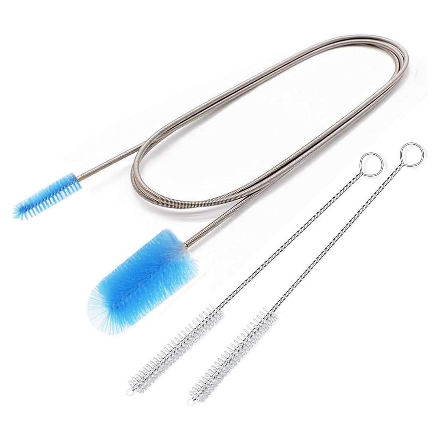 Cepillo de Drenaje Flexible Desin 169 cm con 2 Cepillos de 21 cm