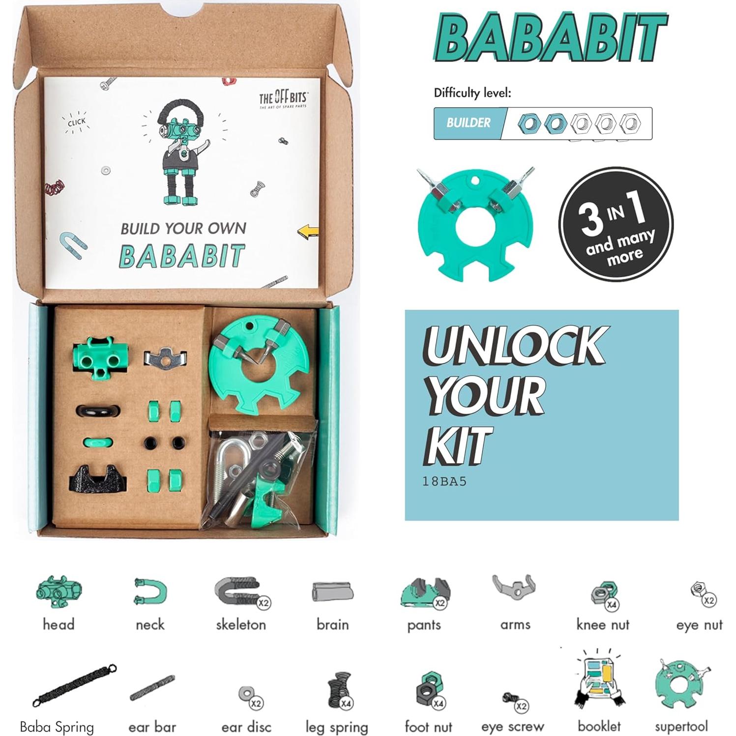Kit de Construcción OffBits BabaBit Robot Educativo 6+
