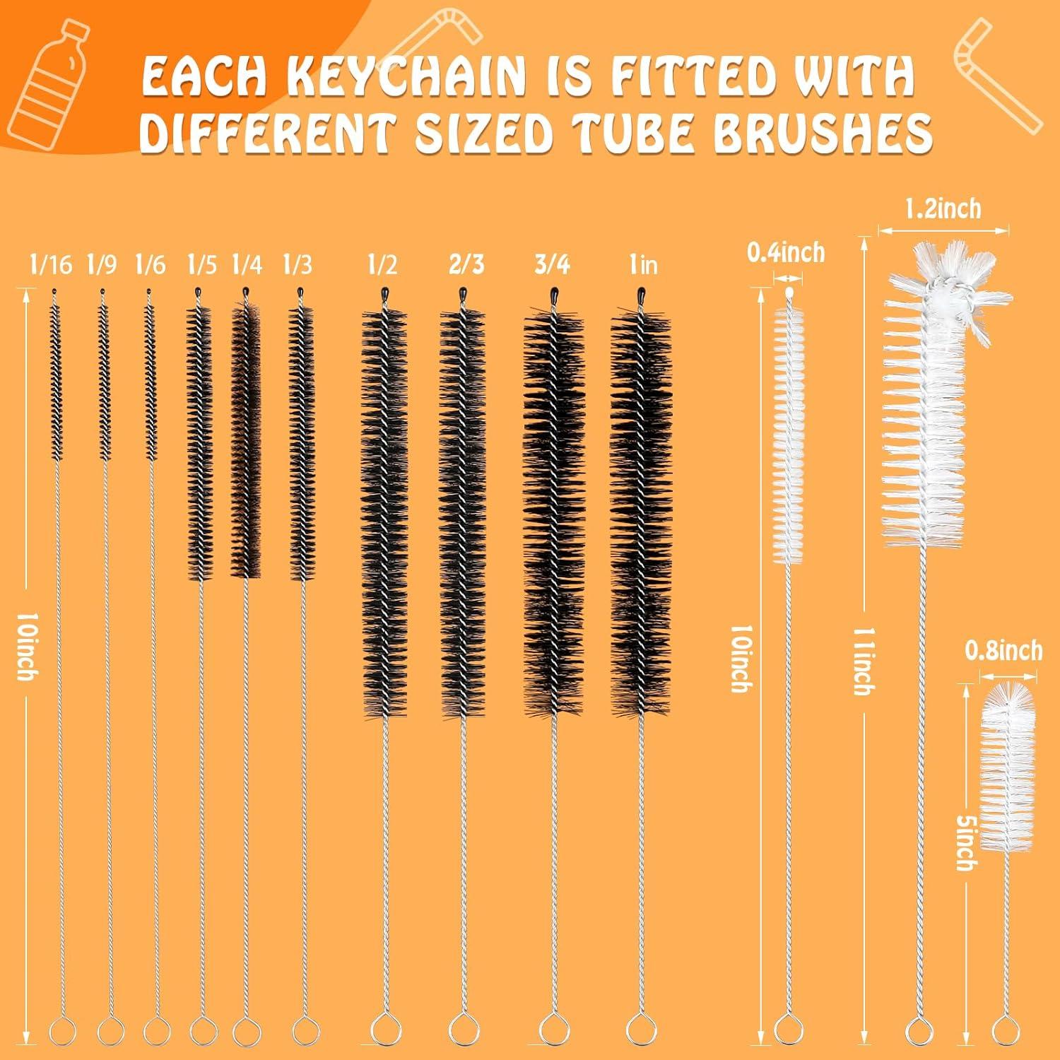 Juego de Cepillos de Limpieza de Botellas y Pajitas HYJJRYP