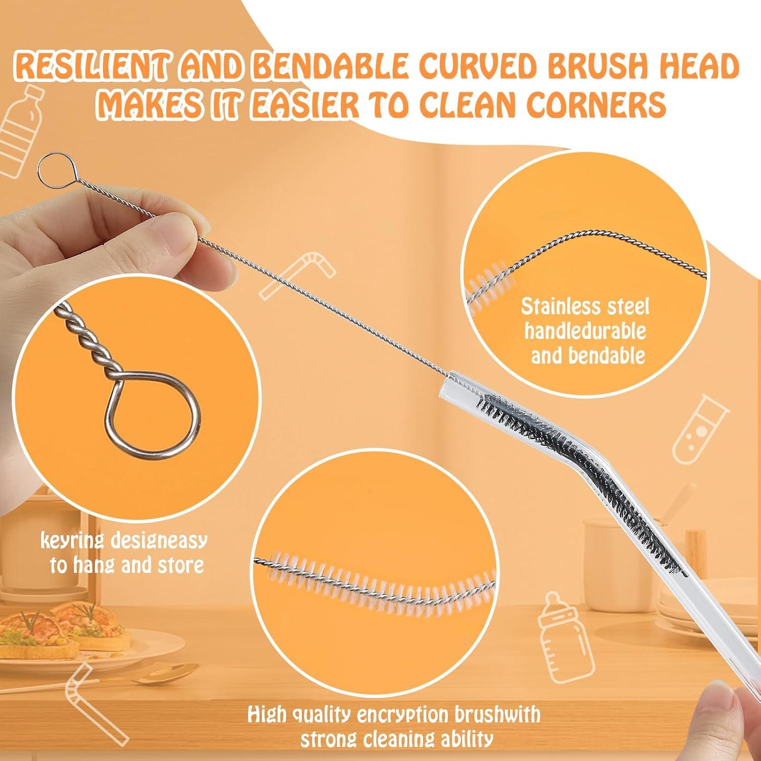 Juego de Cepillos de Limpieza de Botellas y Pajitas HYJJRYP