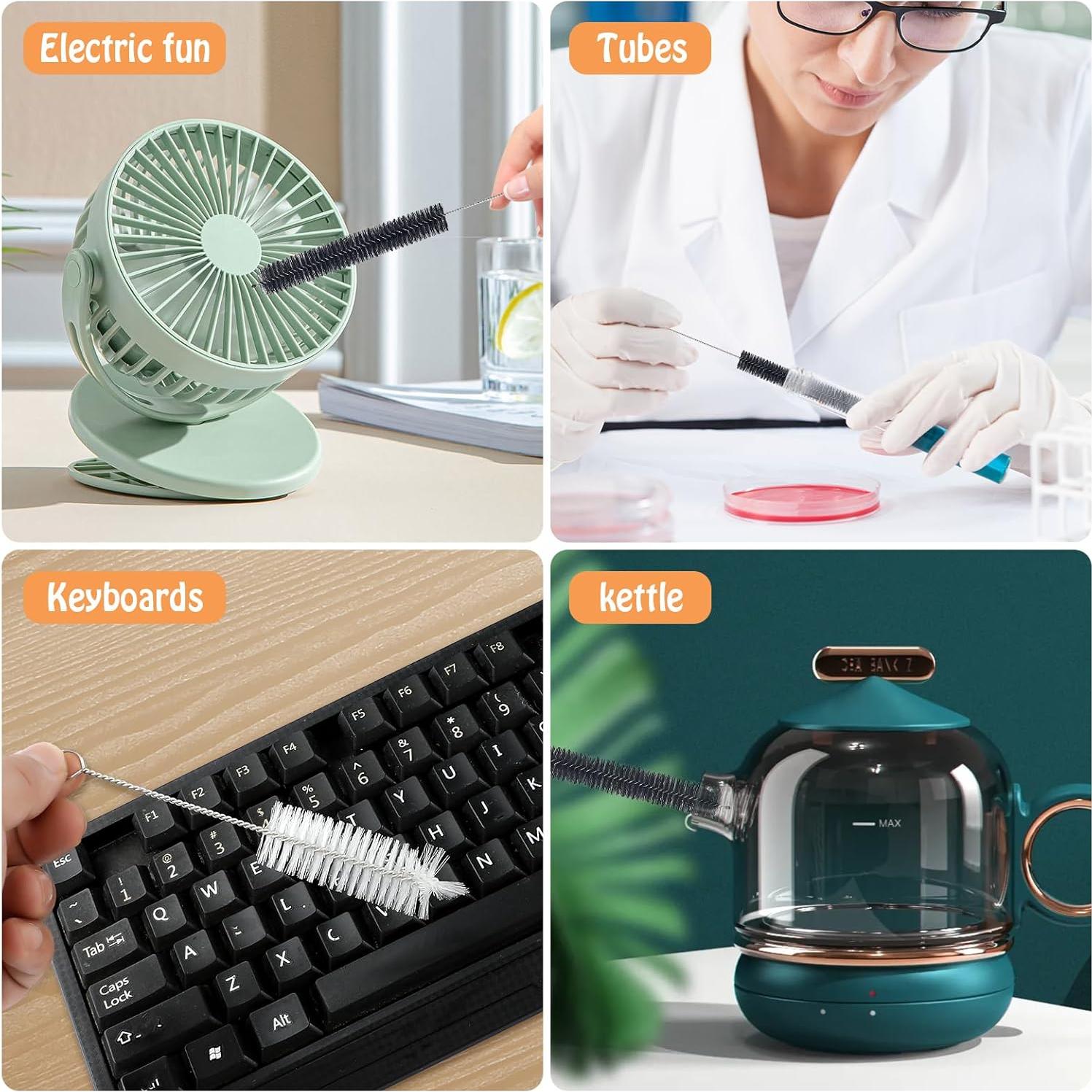 Juego de Cepillos de Limpieza de Botellas y Pajitas HYJJRYP