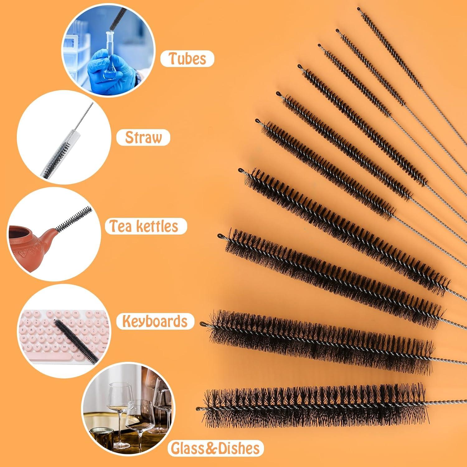 Juego de Cepillos de Limpieza de Botellas y Pajitas HYJJRYP