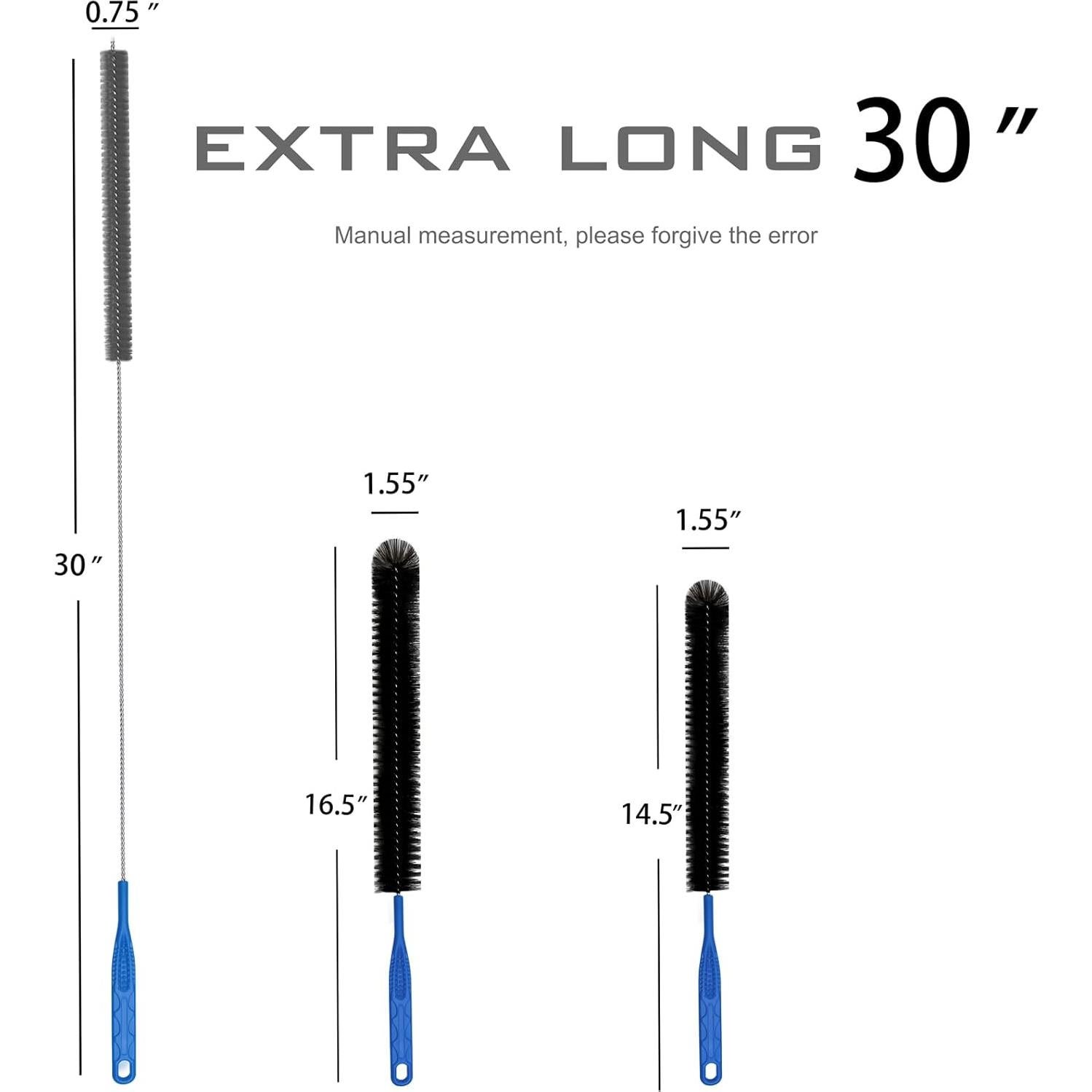 Cepillo de Drenaje Flexible XENNRY 42 cm para Fregadero y Baño