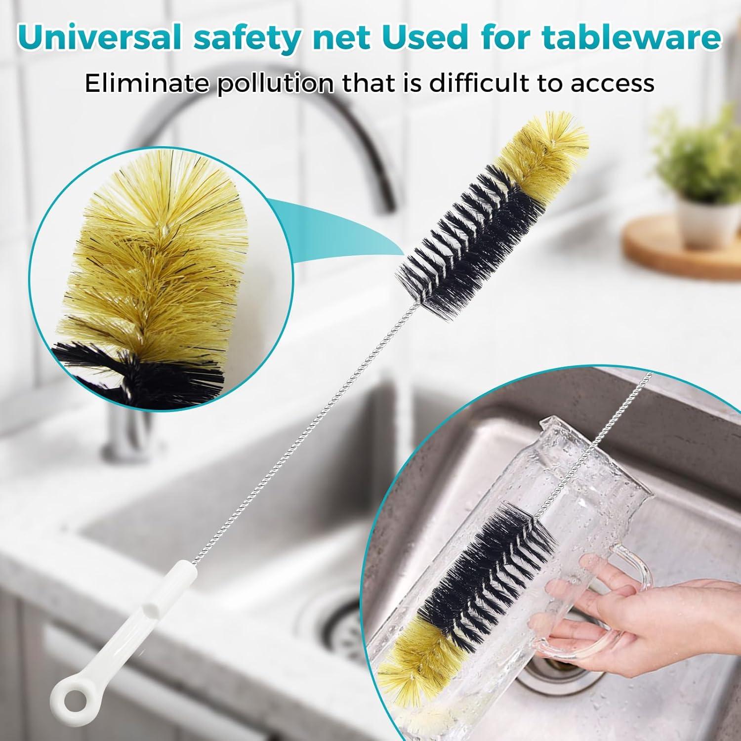 Juego de 12 cepillos limpiadores Juntianze para botellas y tubos