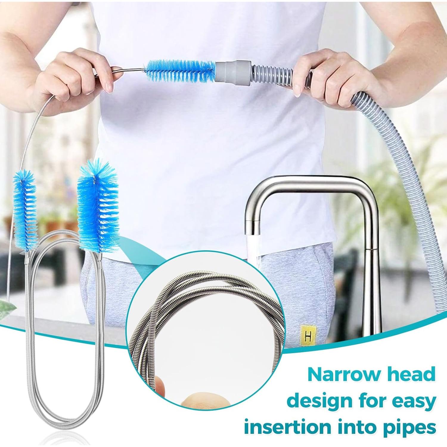 Juego de 12 cepillos limpiadores Juntianze para botellas y tubos