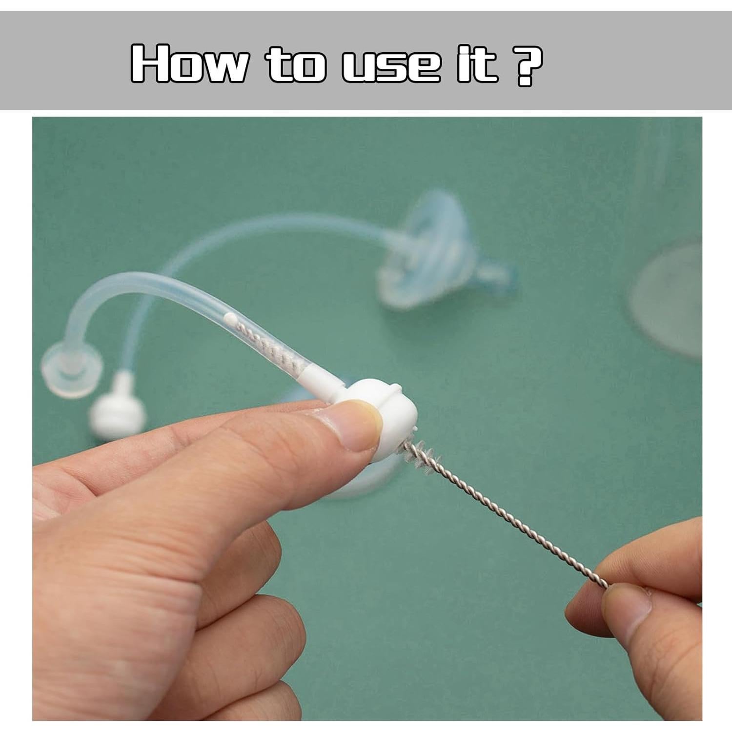 Cepillo Limpiador de Popotes Sovipal, 20.32 cm, 5 Piezas