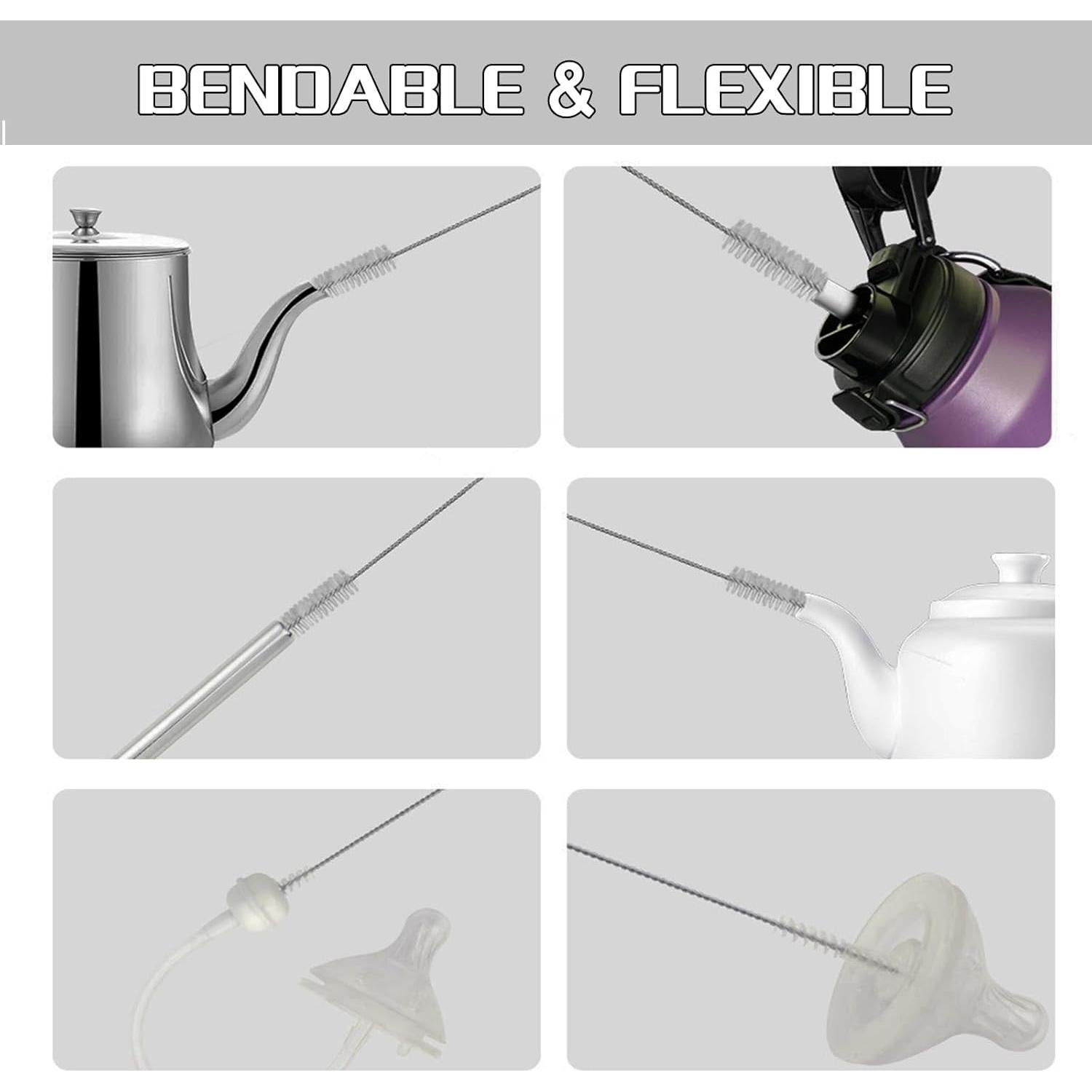 Cepillo Limpiador de Popotes Sovipal, 20.32 cm, 5 Piezas