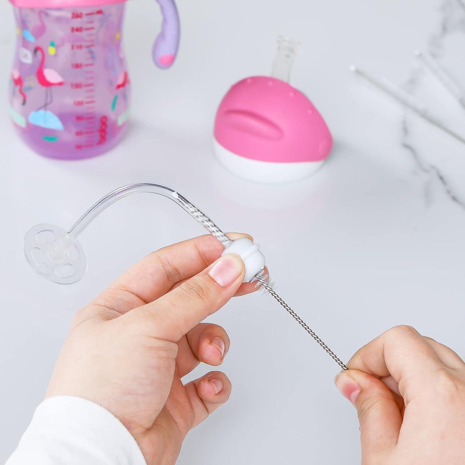 Juego de Cepillos de Limpieza 3 en 1 QINGLITION Verde-Azul