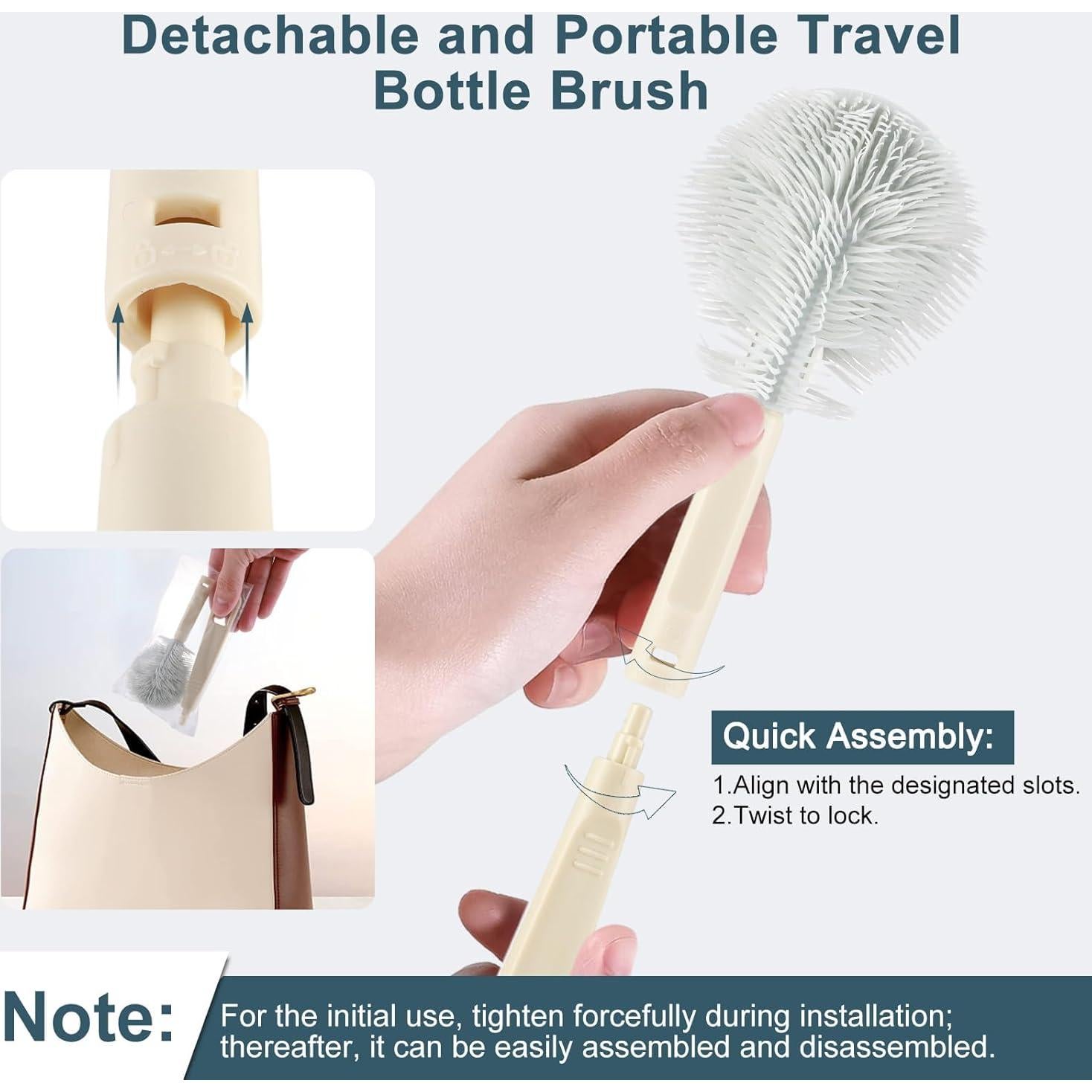 Juego de Cepillos de Limpieza 3 en 1 QINGLITION Verde-Azul