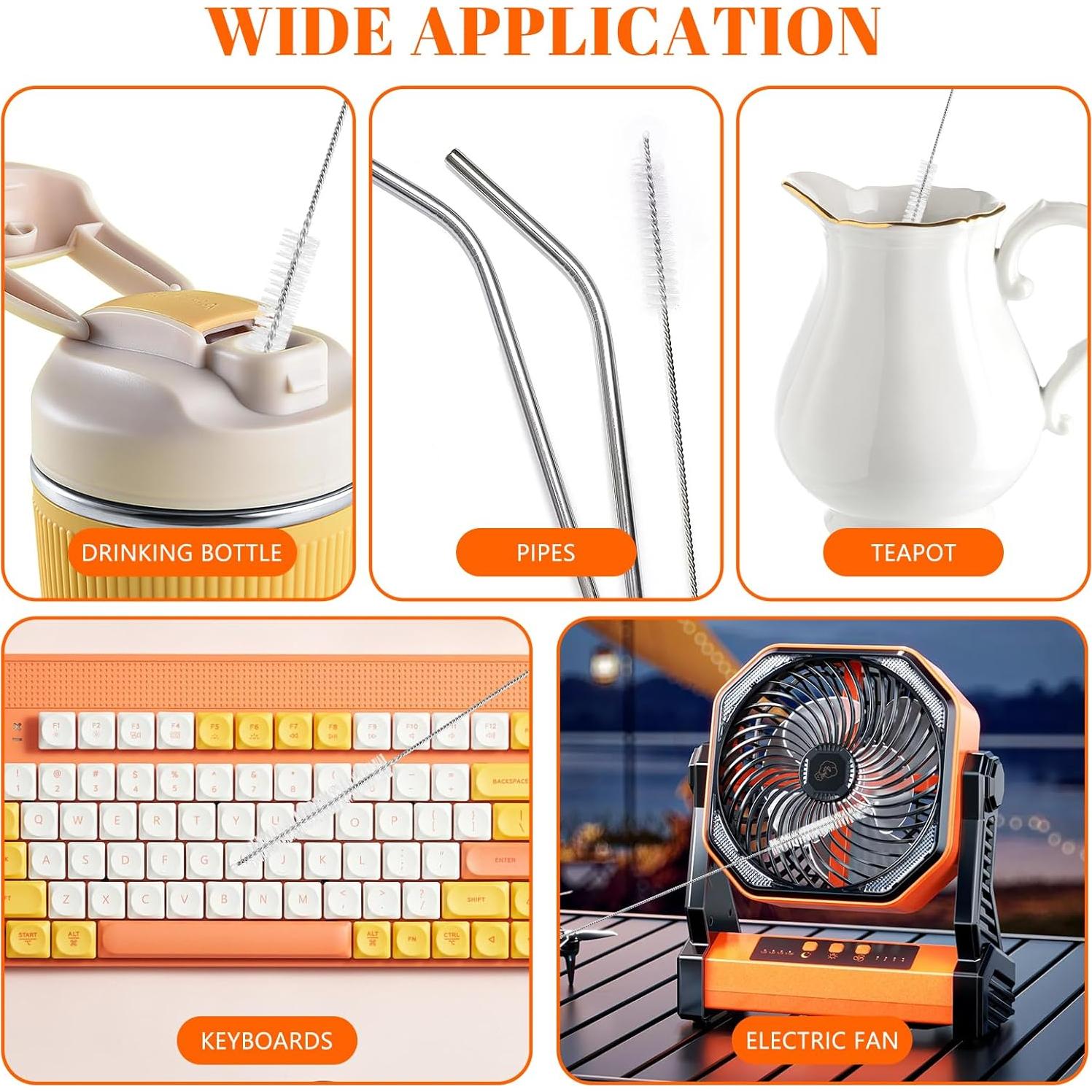 Kit de Cepillos Limpiadores de Popotes Pinsit 33 cm 7 Piezas