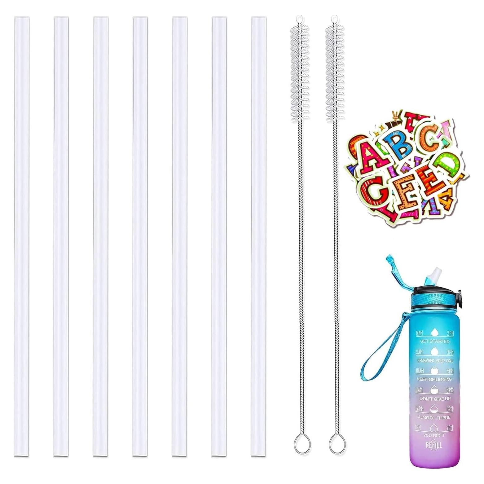 Pajitas Reemplazo Miracredo 7 PCS para Botellas Boca Ancha