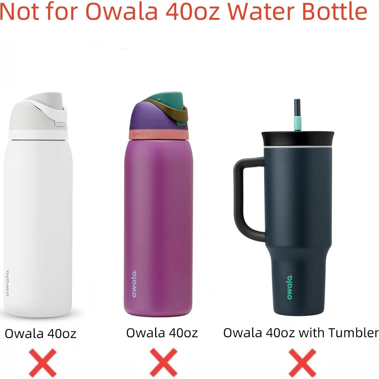 4 Pajitas Reutilizables GL-Auking para Owala 24oz y 32oz