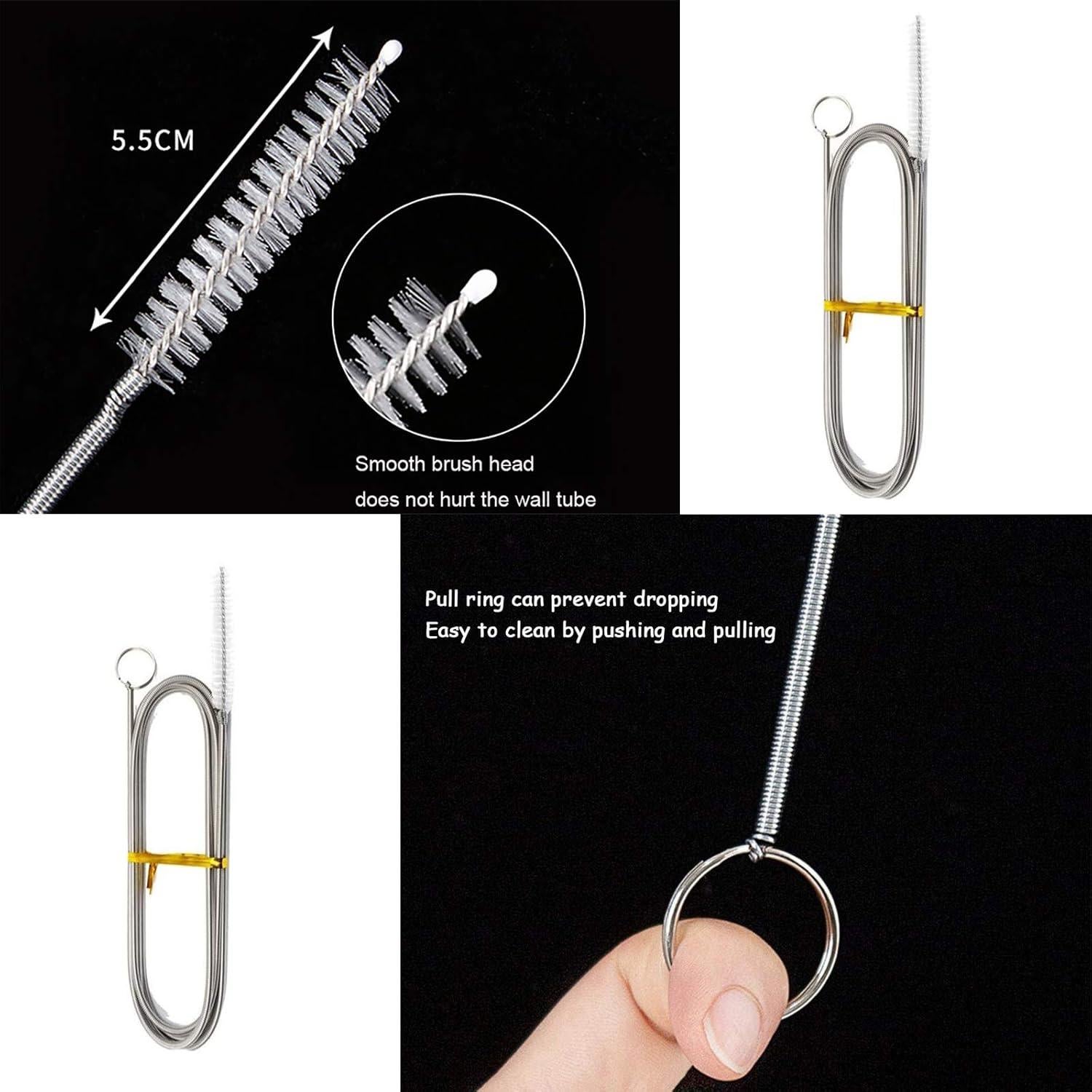 Paquete de 2 cepillos limpiadores de tubo flexible ICEYLI 152 cm