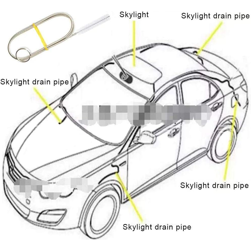 Paquete de 2 cepillos limpiadores de tubo flexible ICEYLI 152 cm