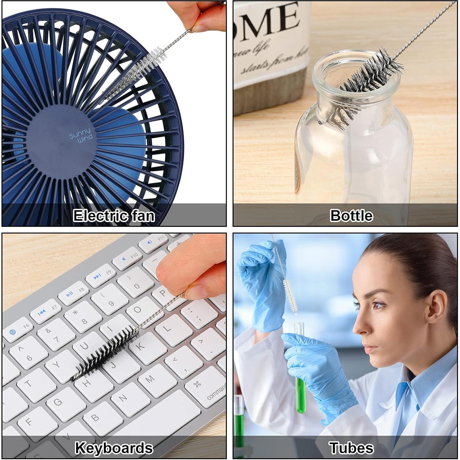 Cepillos de limpieza reutilizables Patelai - 16 piezas, varios tamaños