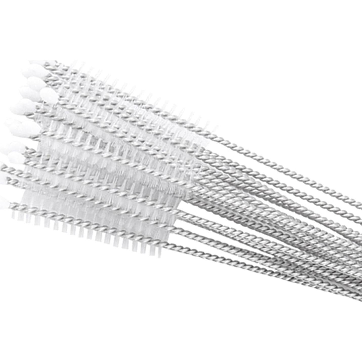 20 Cepillos Limpiadores de Popotes Chazcool 17cm Acero Inoxidable