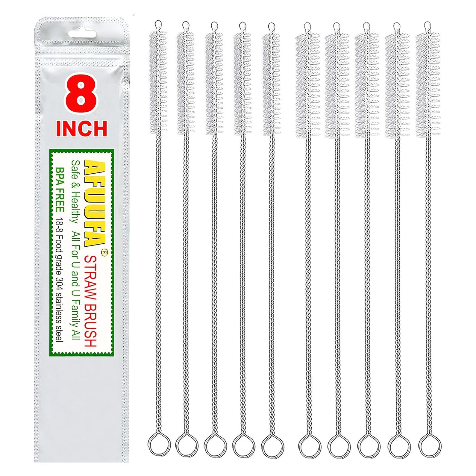 Juego de Cepillos para Limpiar Pajitas AFUUFA 10 Piezas