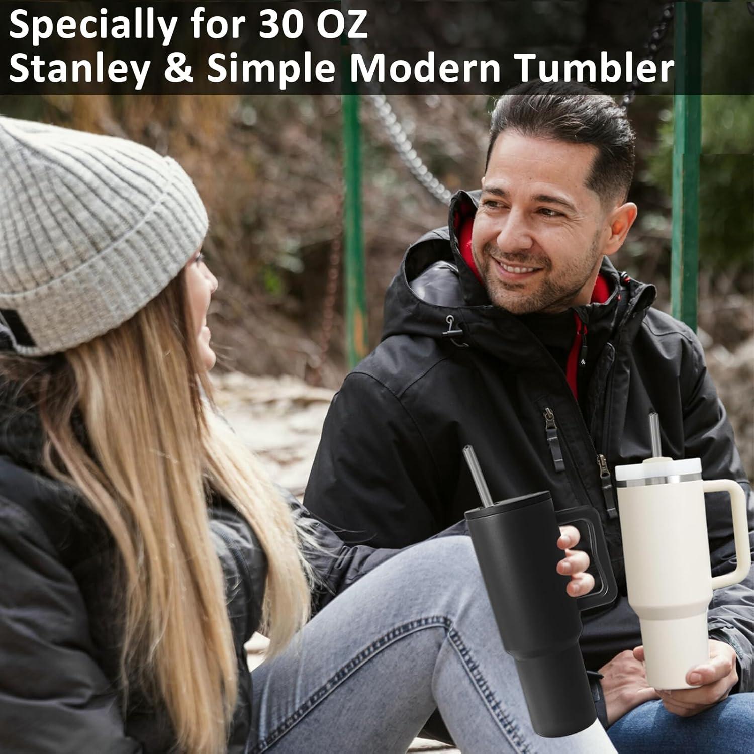 Popotes Reutilizables LEPCY 27.94 cm para Taza 30 OZ + Cepillos