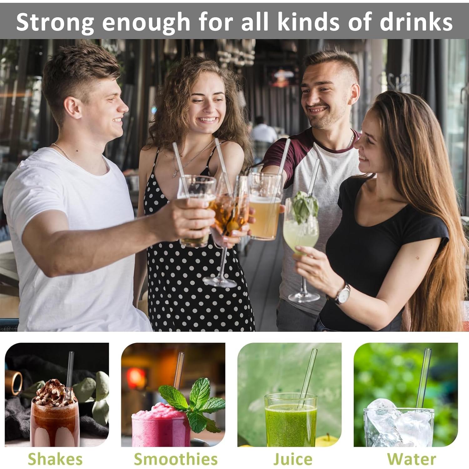 Popotes Reutilizables LEPCY 27.94 cm para Taza 30 OZ + Cepillos