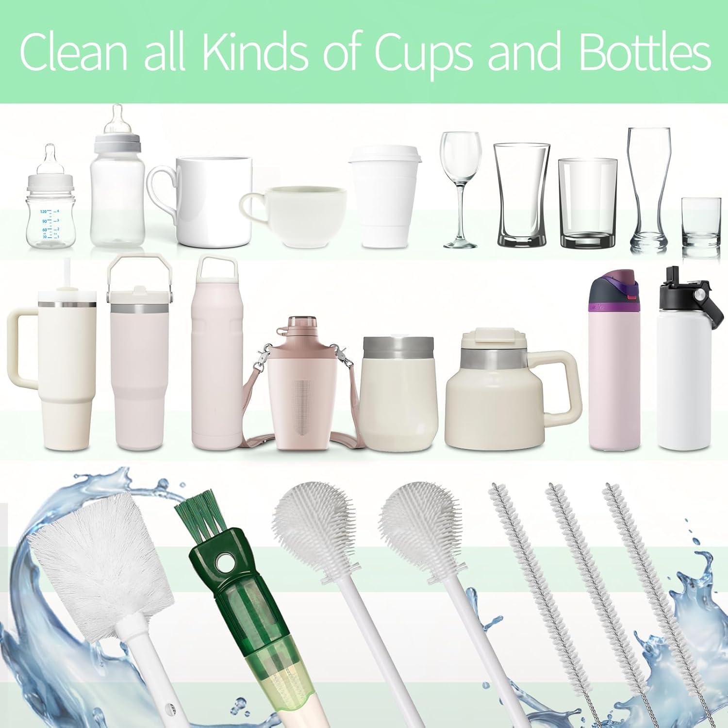 Juego de Cepillos Limpiadores de Botellas Dosanlues 6 Piezas