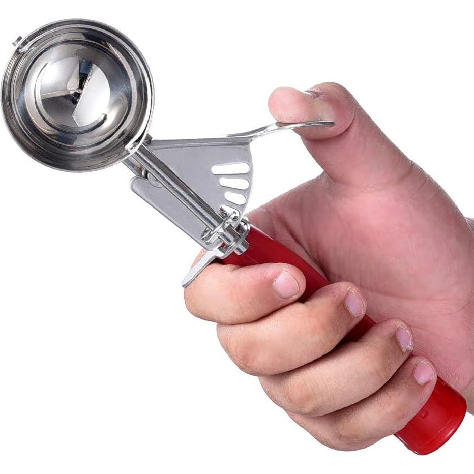 Juego de cucharas para helado Longluosi 3 tamaños acero inoxidable