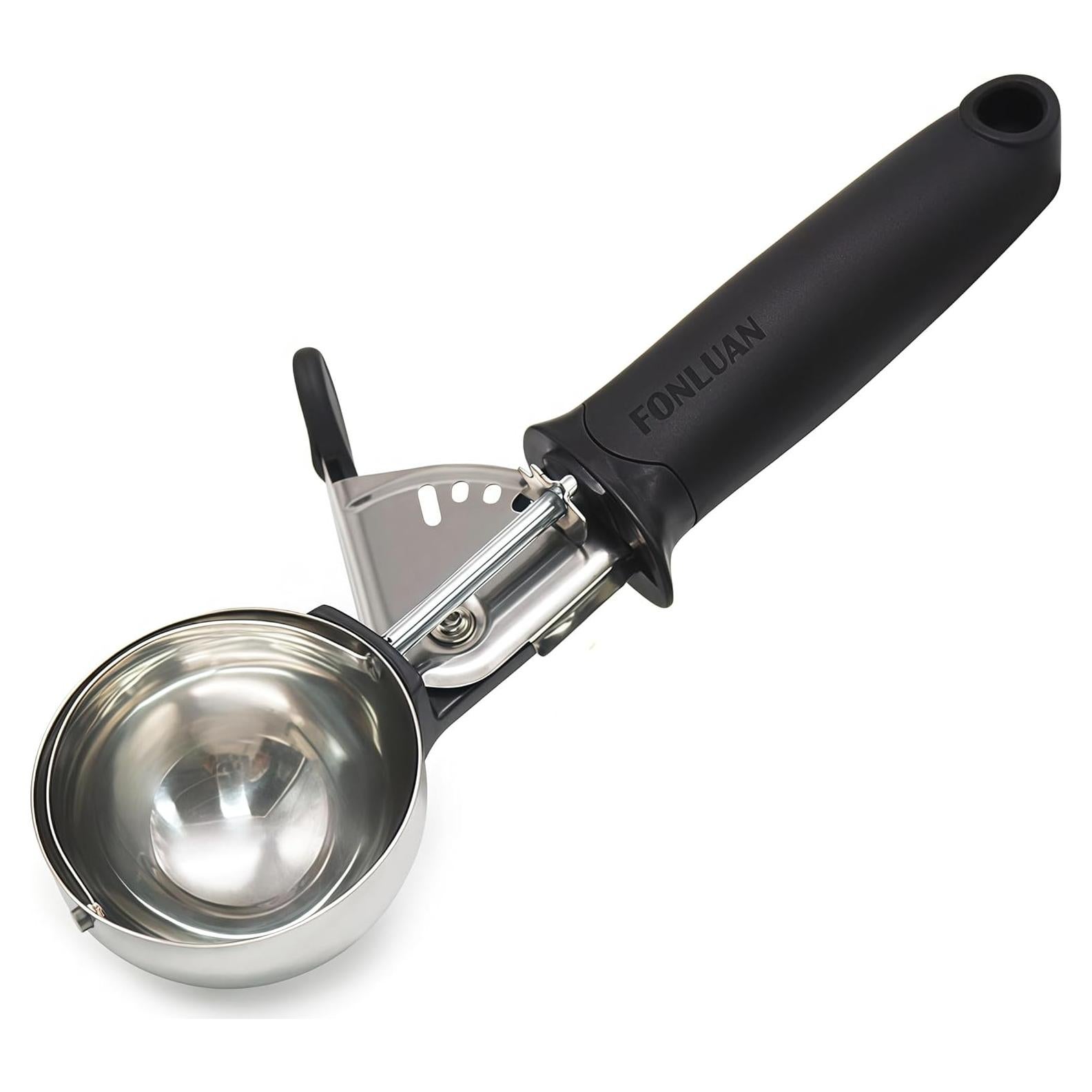 Cucharón de Helado FONLUN Acero Inoxidable 18/8 Apto Lavavajillas