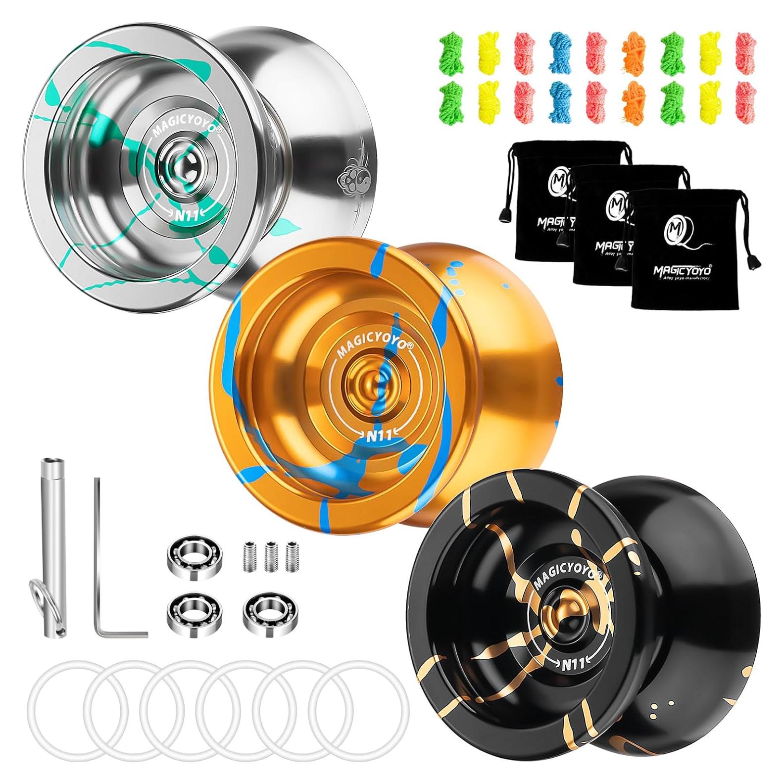 Yoyo Profesional MAGICYOYO N11 3 Piezas con Cojinetes