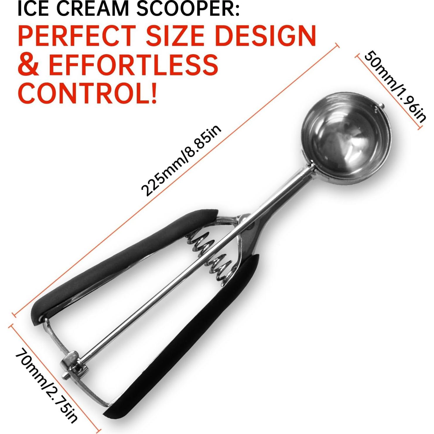 Cucharón para Galletas MBXLDGFD Acero Inoxidable 1 Cucharada