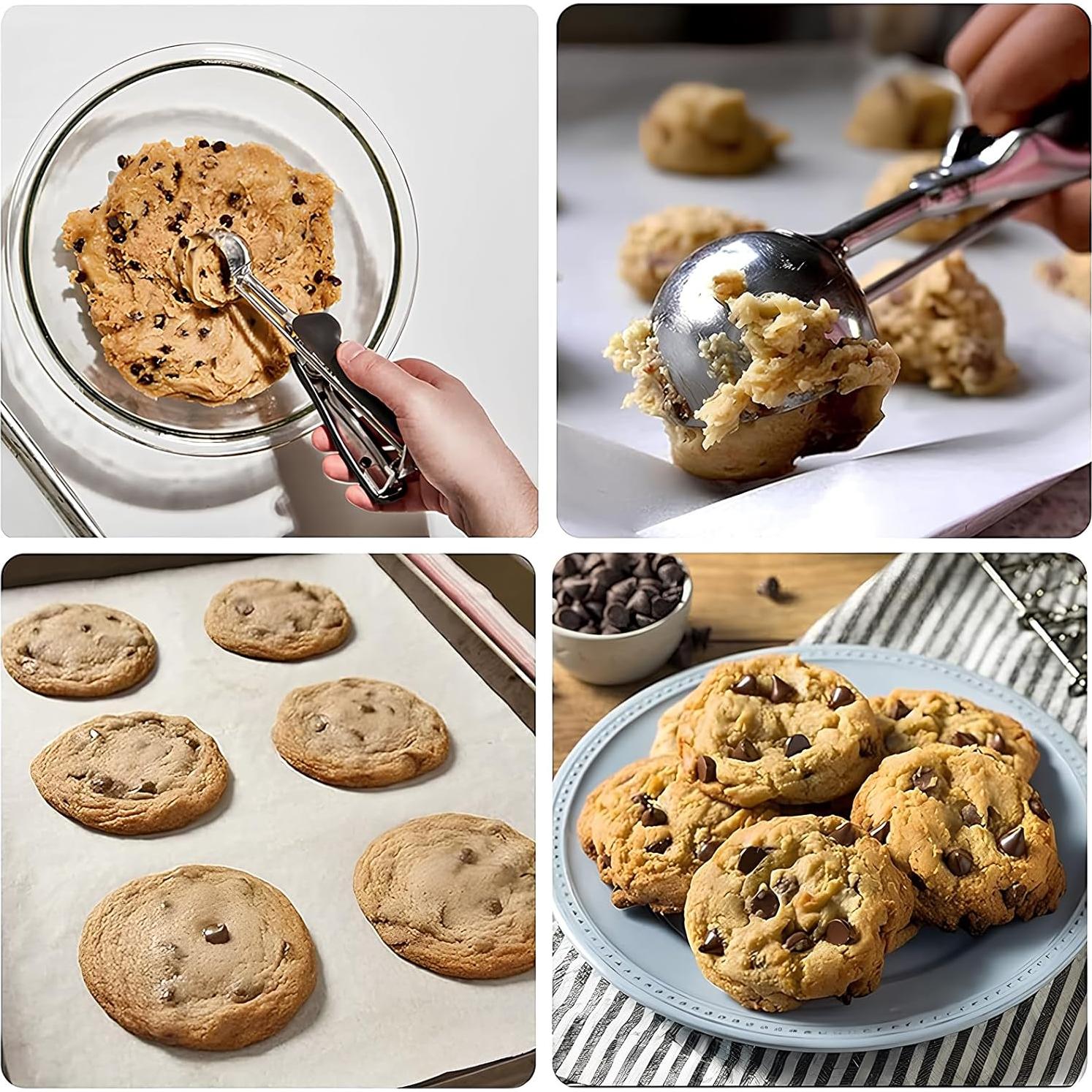 Cucharón para Galletas MBXLDGFD Acero Inoxidable 1 Cucharada