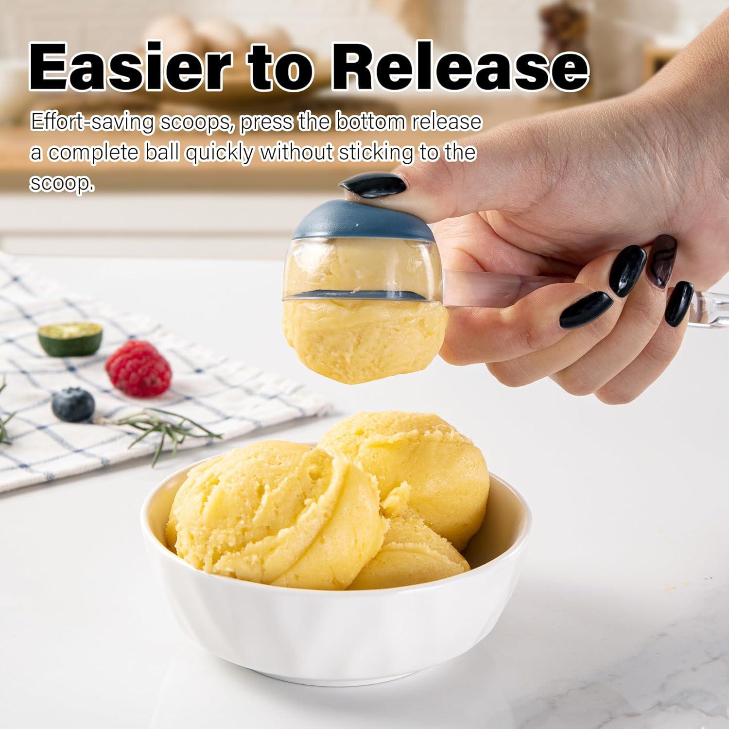 Juego de 3 cucharas para galletas TJ POP 15 ml acrílico