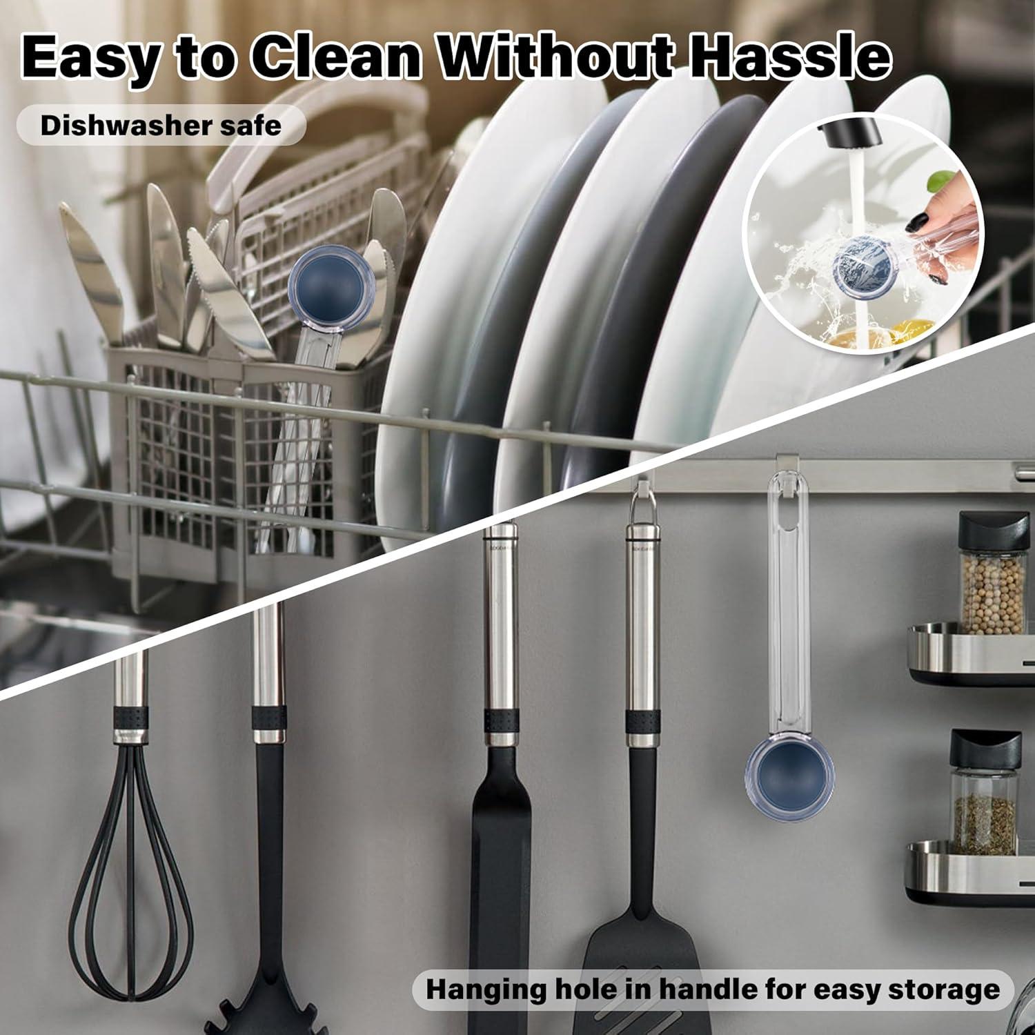 Juego de 3 cucharas para galletas TJ POP 15 ml acrílico