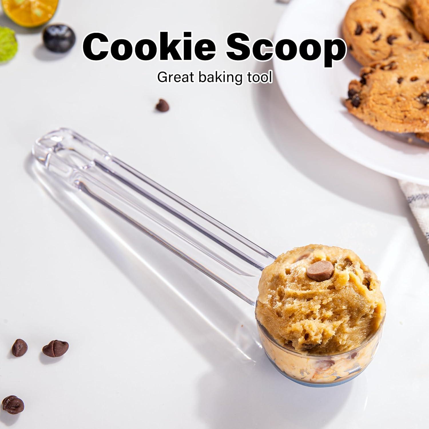 Juego de 3 cucharas para galletas TJ POP 15 ml acrílico