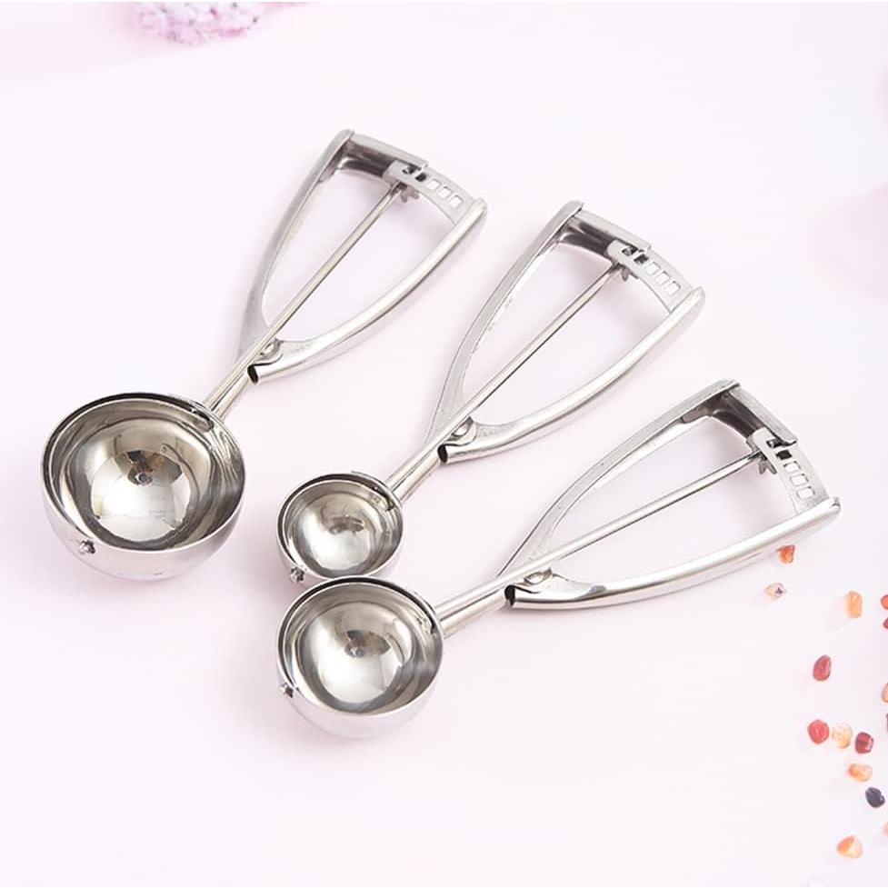 Juego de cucharones de acero inoxidable 3 piezas S/M/L