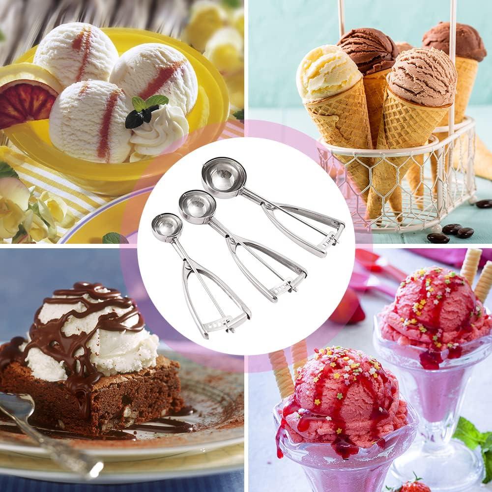 Juego de cucharones de acero inoxidable 3 piezas S/M/L