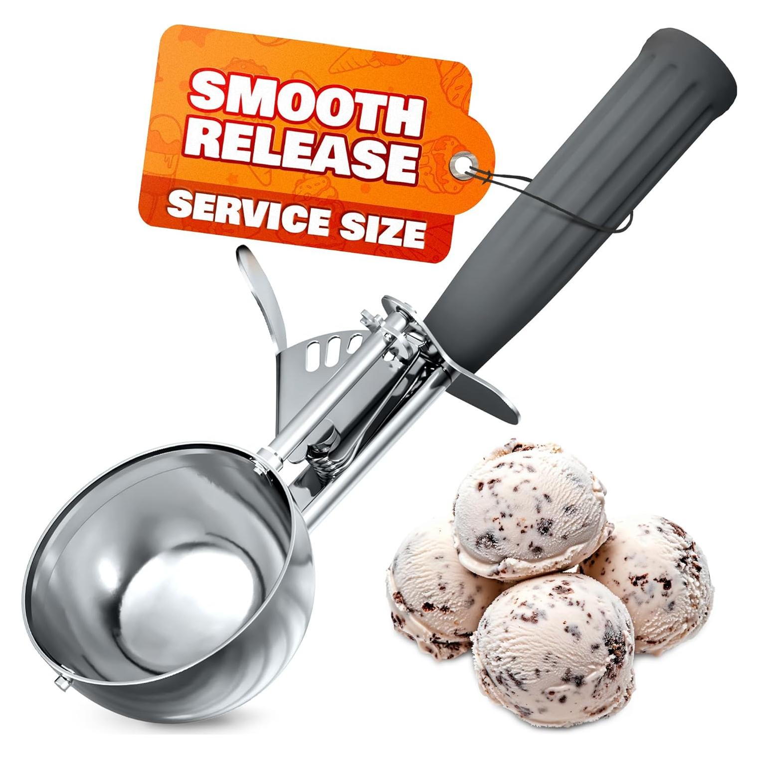 Cucharón de Helado VIKROM 4 oz con Gatillo Ergonómico