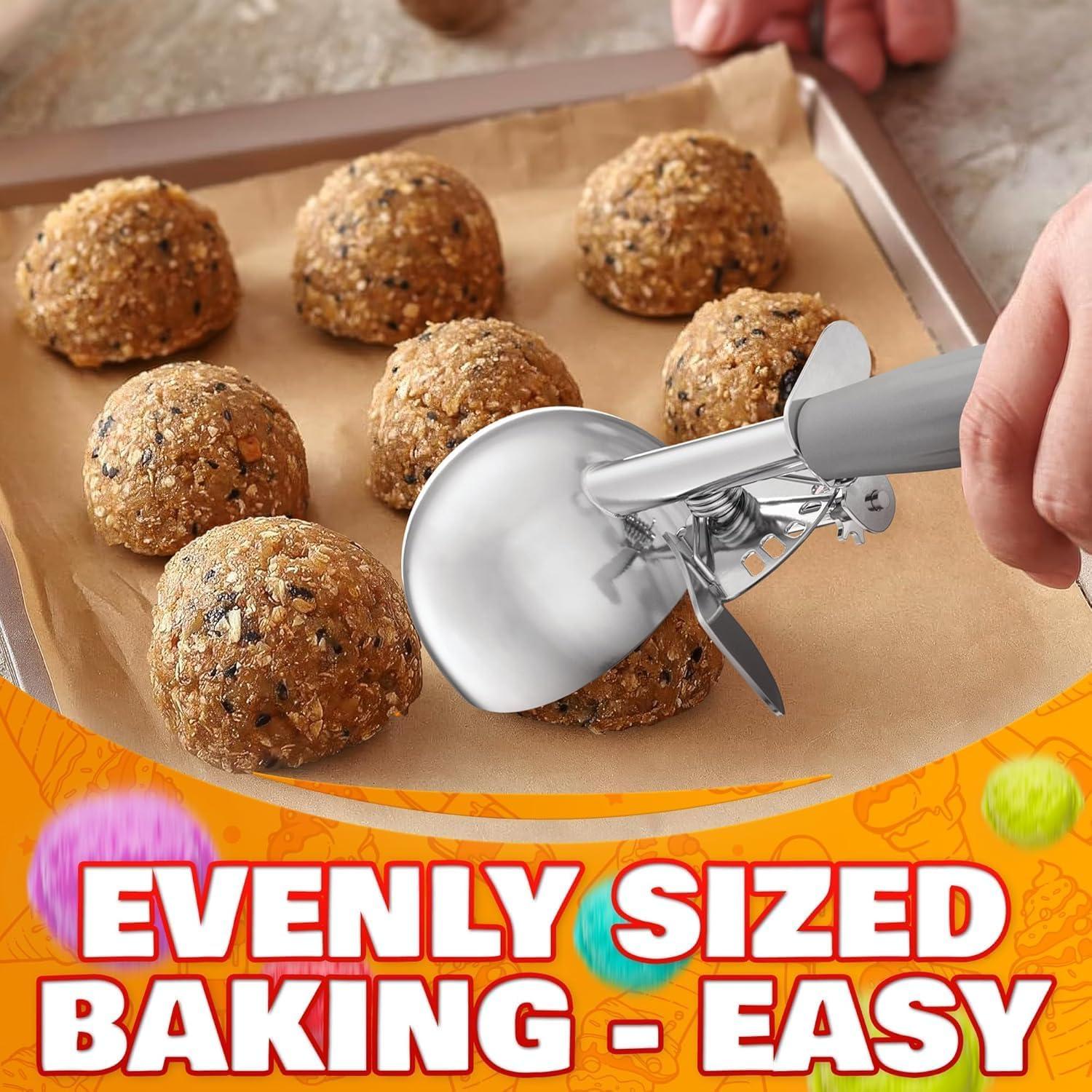 Cucharón de Helado VIKROM 4 oz con Gatillo Ergonómico