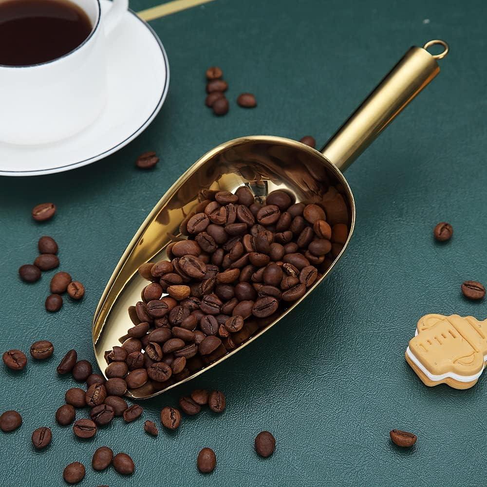 Cuchara de Helado Dorada HOMQUEN de Acero Inoxidable 22.86cm