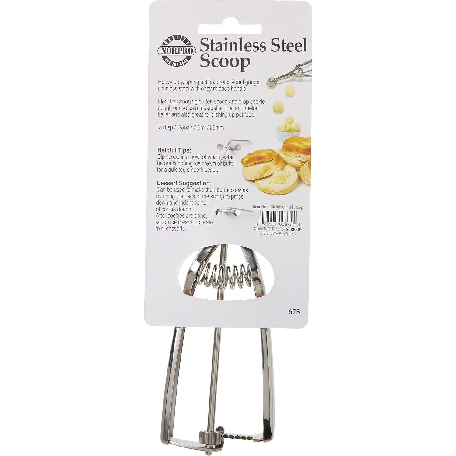 Cucharón de Acero Inoxidable Norpro 25mm 0.5 Cucharada