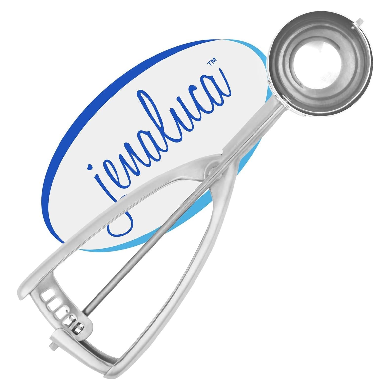 Cucharón Grande Jenaluca Acero Inoxidable 42.5 ml para Helado y Galletas